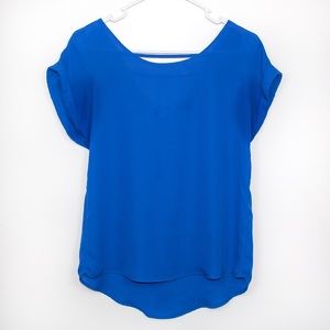 Dressy Blue Top
